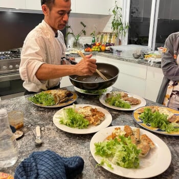 Yoshiki Yamashiro, cooking teacher